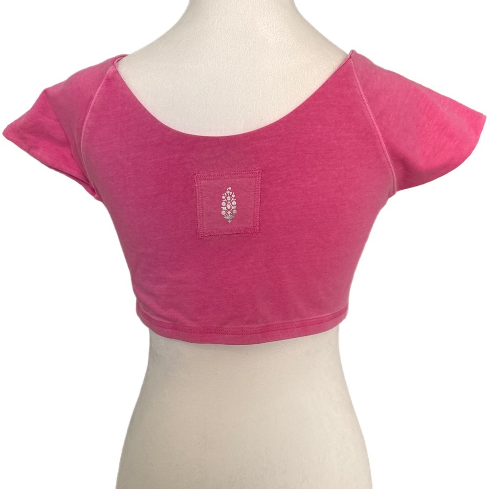 Free People Movement Pink Crop Top M NWOT - Picture 3 of 5